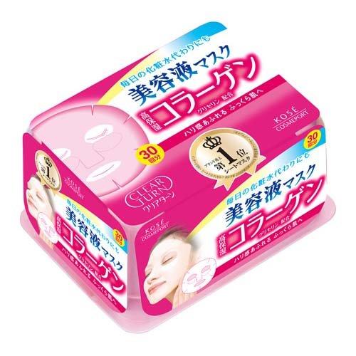 [Japan] CLEAR TURN High Silk Essence Mask Collagen Hyaluronic Acid Tranexamic Acid 30 times Large Volume Firming Essence Firming High Moisturizing Face Whitening