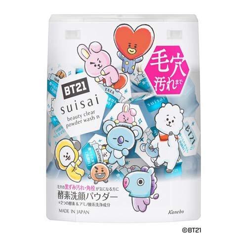 [Japan] KANEBO SUISAI Pure Enzyme Powder N Quantity Limited Cherry Blossom & Peach Scent BT21