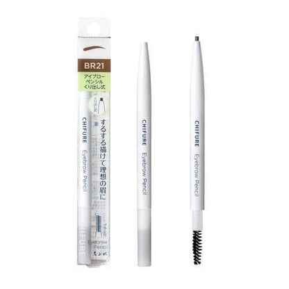 [Japan] CHIFURE Cosmetics EYEBROW PENCIL SPINNING EYEBROW PENCIL WITH SPIRAL BRUSH Assorted Colors KO