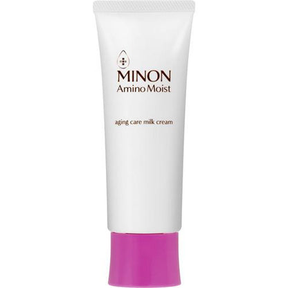 [Japan] MINON Anti-Ageing Care Cream Purple Amino Acid Anti-Ageing Care Moisturizing Nourishing Brightening Whitening 100g