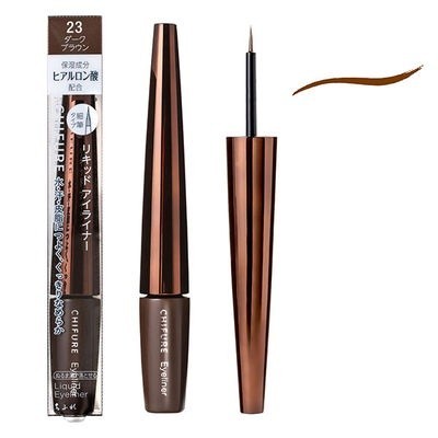 [Japan] CHIFURE Cosmetics Eyeliner Fine Liner S 10 Black 23 Dark Brown