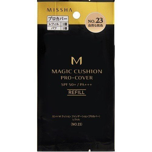 [Japan] MISSHA Pro-Cover Cushion Powder in Black with Gold Edge