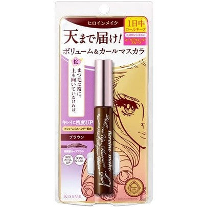 [Japan] KISSME KISSME Flower Beauty Instant Curl Natural Volume Waterproof Mascara Lengthening / Volumizing Mascara Fine Lash Control 360° Zero Dead Angle Mascara Remover