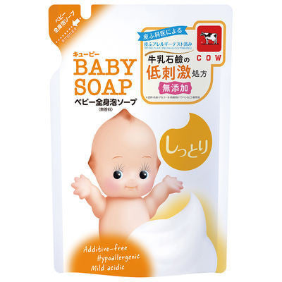 [Japan] Cow's Milk & Alkaline Co. Chubby's Bubbles Bubble Bath & Shower Milk Hypoallergenic Baby Full Body Bubble Milk 400ml