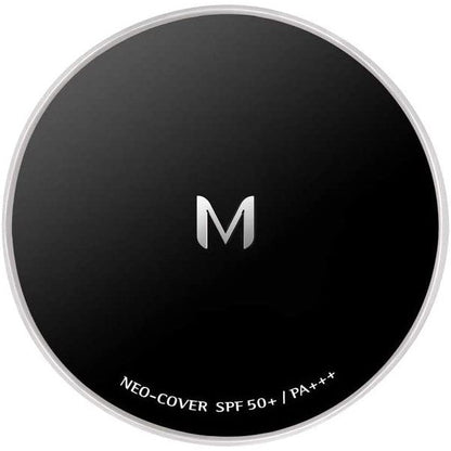 [Japan] MISSHA Neo-Cover Black Box Upgrade Fashion M Cushion Powder Foundation SPF50+ Black Box Silver Edge Model