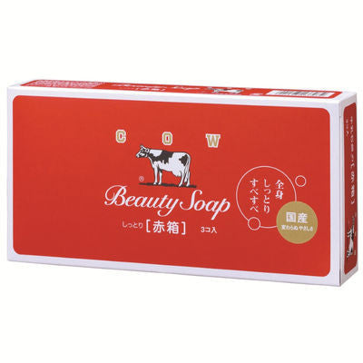 [Japan] Cow's Milk & Lime Kyoshinsha Soap cow brand Red Box Rose Scent 90g 3pcs 6pcs 125g2pcs available