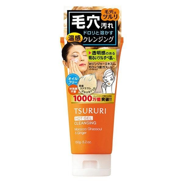 [Japan] Tsururi Gentle Cleansing Gel 150g BCL Nourishing Clay Mask Herbal Spa Fragrance 150g Red Lava Clay Mask