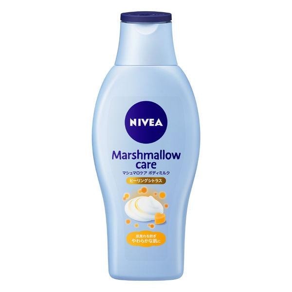 [Japan] NIVEA marshmallow care body lotion, silk and flowers, refreshing citrus scent 200ml Kao