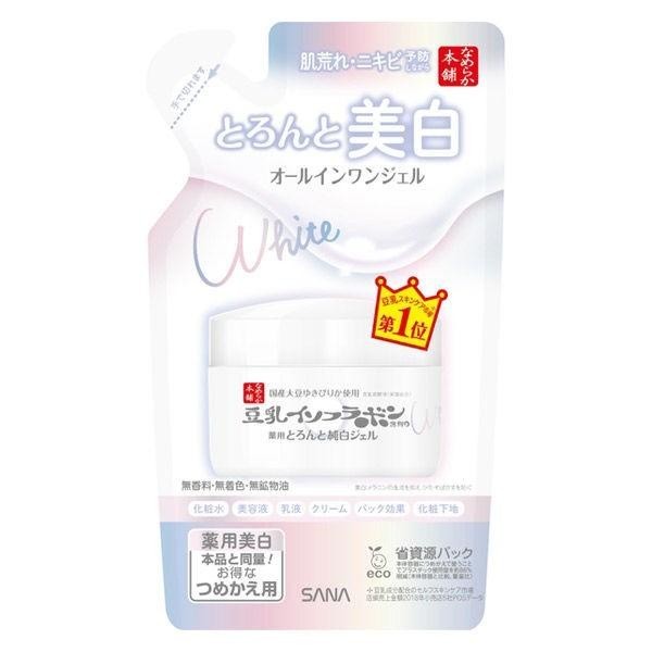 [Japan] SANA Soymilk Brightening Multi-Action Gel Cream 100g Tokiwa Yakuhin Kogyo NAMERAKA HONMAI