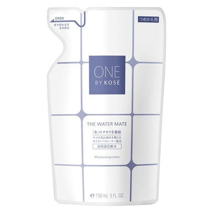 [Japan] ONE BY KOSE Cosmetic Water High Moisturizing Toner / High Moisturizing Toner Refill Pack 160mL