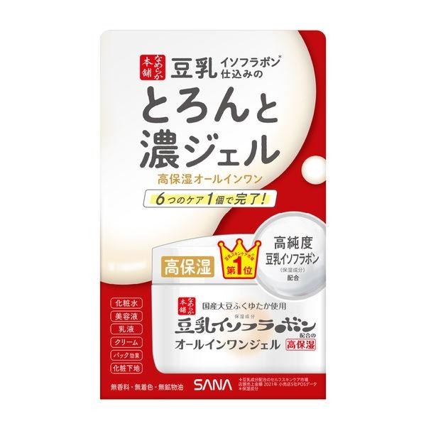 [Japan] SANA 6-in-1 Ultra Moisturizing Gel Cream All in one (Refill Pack) 100g Tokiwa Yakuhin Kogyo NAMERAKA Honten