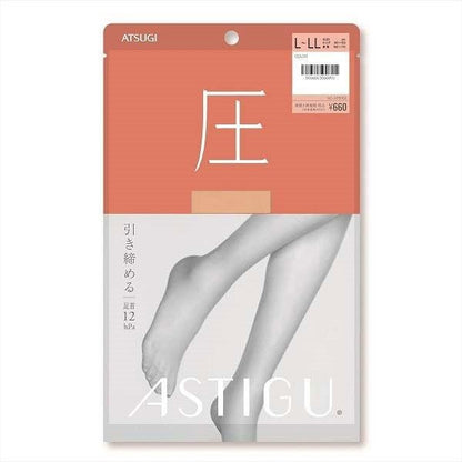 [Japan] ASTIGU Stockings Pantyhose Leg Stockings Tight Stockings Seamless Stockings M~L Black DB.