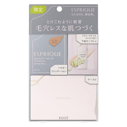 [Japan] ESPRIQUE Synchronized Fit Natural Powder Foundation SPF26 PA++ / Concealer Powder Foundation Natural Finish