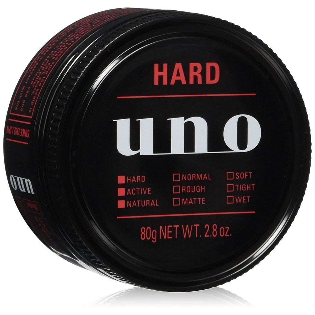 [Japan] Shiseido UNO Hair Wax 80g EX HARD / HARD / WET / MATTE