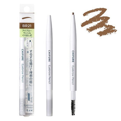 [Japan] CHIFURE Cosmetics EYEBROW PENCIL SPINNING EYEBROW PENCIL WITH SPIRAL BRUSH Assorted Colors KO