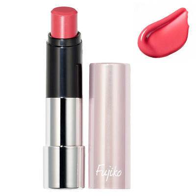 [Japan] Fujiko kanarabo Lipstick NO LOOK LIP 01 Heartwarming Rose