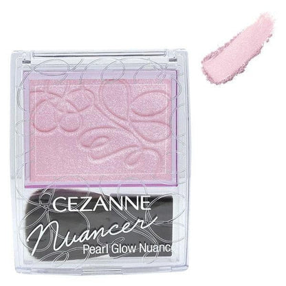 [Japan] CEZANNE Pearl Highlighting Blush Eyeshadow N1 Coral Spray N2 Purple Scent