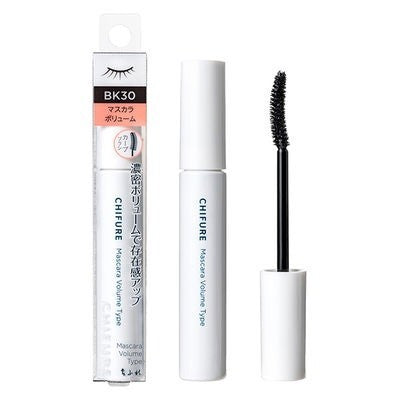 [Japan] CHIFURE Cosmetic Mascara Natural Lengthening Mascara Volumizing Mascara BK30 Black Washable KO