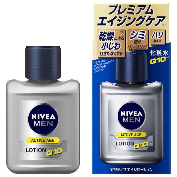 [Japan] NIVEA NIVEA MEN Men's Active Anti-Wrinkle Firming & Radiance Toner Fragrance-free Active age 110ml Kao