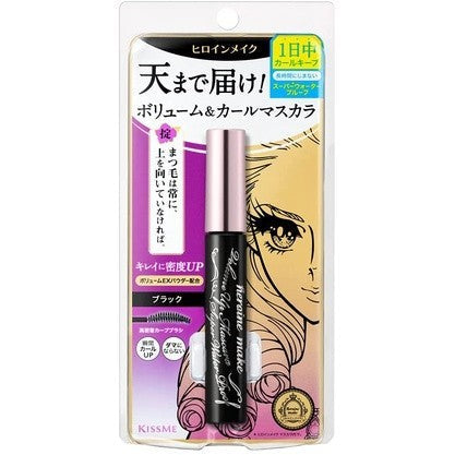 [Japan] KISSME KISSME Flower Beauty Instant Curl Natural Volume Waterproof Mascara Lengthening / Volumizing Mascara Fine Lash Control 360° Zero Dead Angle Mascara Remover