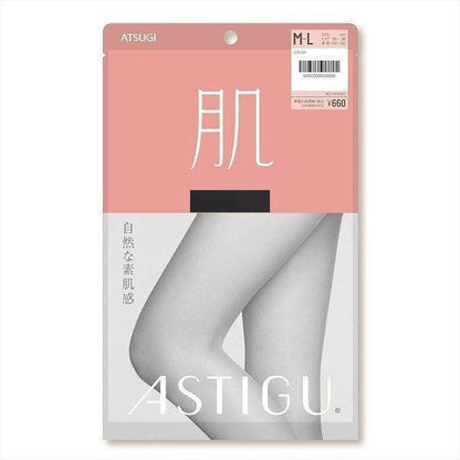 [Japan] ASTIGU Stockings Pantyhose Leg Stockings Tight Stockings Seamless Stockings M~L Black DB.