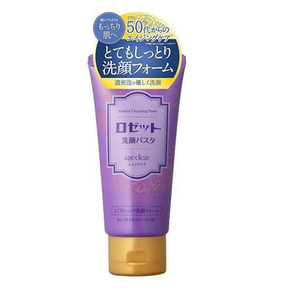 [Japan] ROSETTE WASH PASATA FACE WASH Sea Clay Smooth Pore Brightening Anti-Aging Moisturizing Anti-Acne Ultra Moisturizing Makeup Removing Face Wash 120g