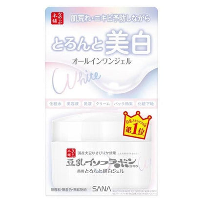 [Japan] SANA Soymilk Brightening Multi-Action Gel Cream 100g Tokiwa Yakuhin Kogyo NAMERAKA HONMAI