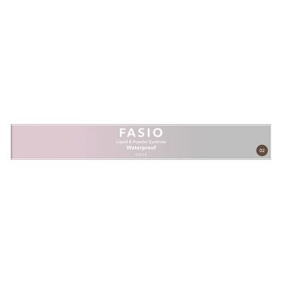 [Japan] KOSE FASIO Liquid & Powder Natural Eyebrow Pencil 02 Brown 03 Light Brown