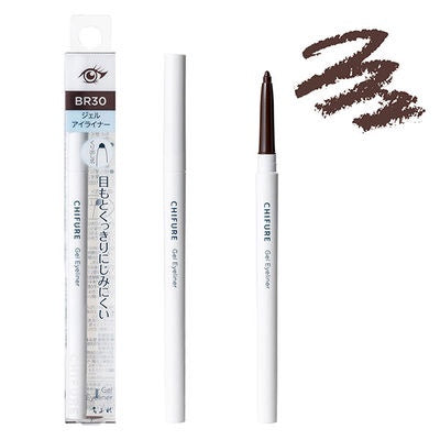 [Japan] CHIFURE Cosmetic Eyeliner Gel Black BR30 Dark Coffee PL20 Purple RD20 Red KO