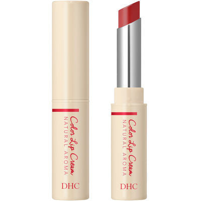 [Japan] DHC Lip Balm Pure Olive Moisturizing Lip Balm for Sensitive Skin Burgundy 1.5g Woody Citrus Fragrance