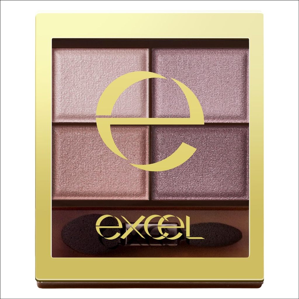 [Japan] excel eyeshadow quad eyeshadow nude deep eyeshadow sr light綻時裳四色眼采 CS excel 蜜粉 excel sr03