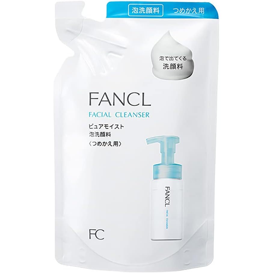 [Japan] Fancl Facial Cleanser Pure Moisturizing Foam 150ml Facial Cleanser Refill Pack