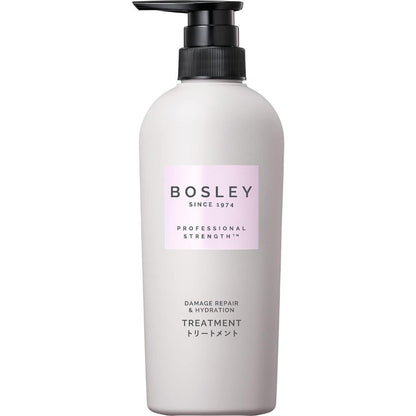 [Japan] BOSLEY Relaxing Floral Repair Conditioner 400ml Healthy Scalp Serum (Bouncy Black Hair) 60ml