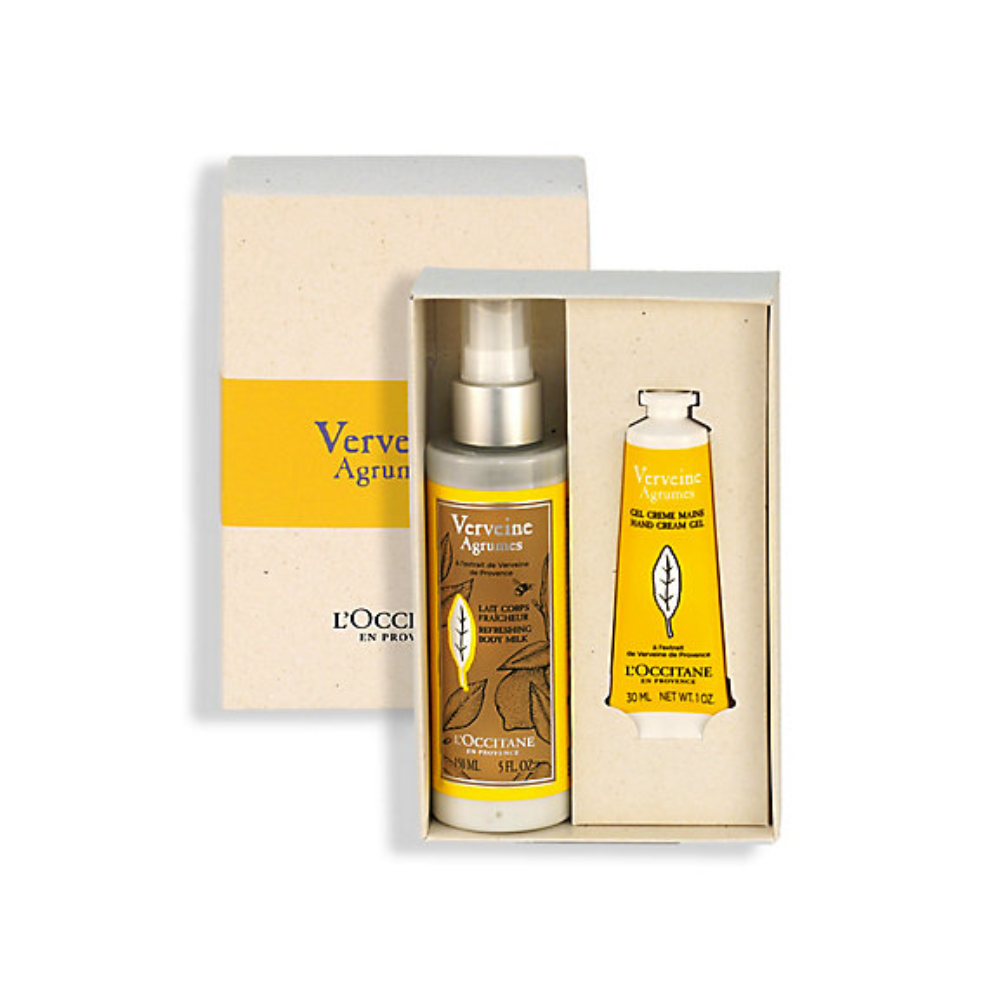 L'OCCITANE Verbena Citrus Body Lotion Spray and Hand Cream Set