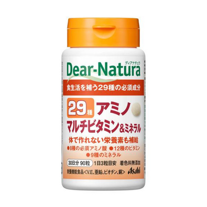 Asahi Dear Natura 29 Amino Multi Vitamins & Minerals (90 / 200 / 300 Capsules)