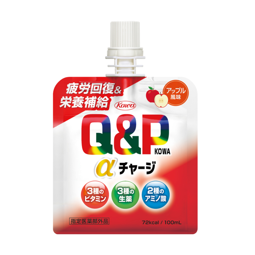 KOWA Q&P Alpha Charge 100ml (Apple Flavor / Kiwi Flavor)