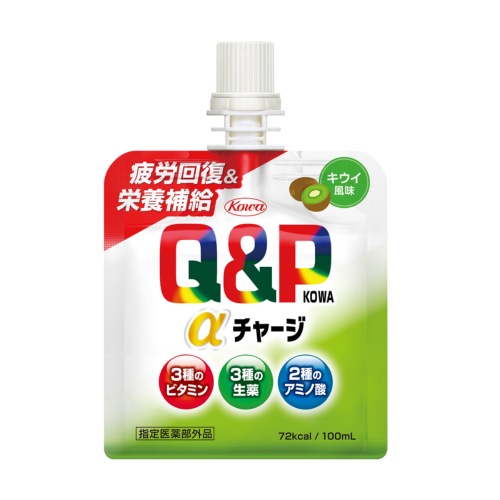 KOWA Q&P Alpha Charge 100ml (Apple Flavor / Kiwi Flavor)