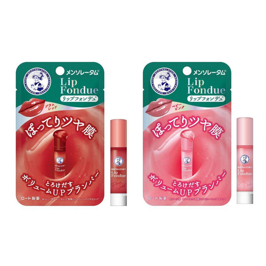 Rohto Mentholatum Lip Fondue (Plum Red / Baby Pink)