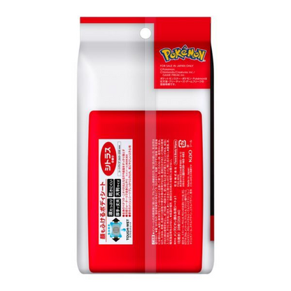 Kao Men's Biore Face Wiping Body Sheet Pokemon Design 28 Sheets (Citrus Scent / Refresh Mint Scent)