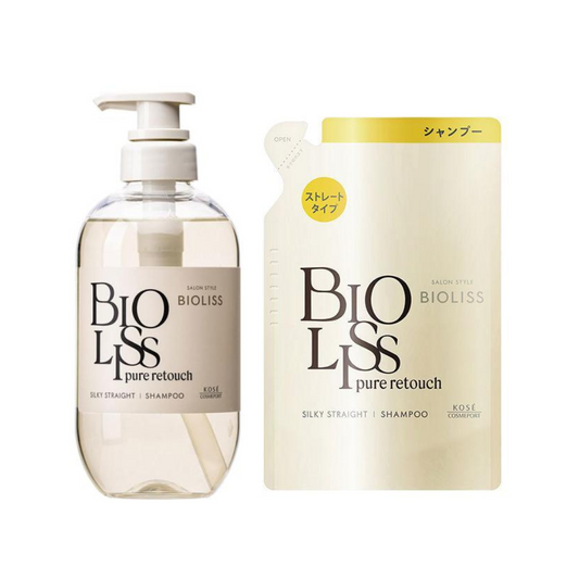 Kose Cosmeport Salon Style Bioliss Pure Touch Unesara Shampoo (480ml / Refill 340ml)