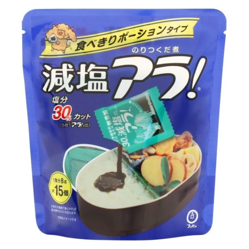 Bunsen Reduced Salt Ara! Nori Tsukudani 30% Less Salt 122g / 8g x 15 servings