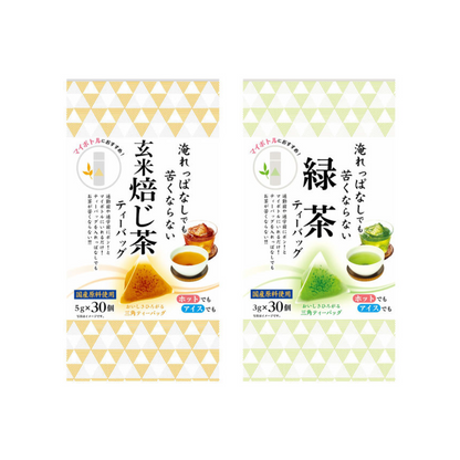 Oyaizu Seiichi No Bitterness Brewing Teabags, 30 Bags (Hojicha / Green Tea)