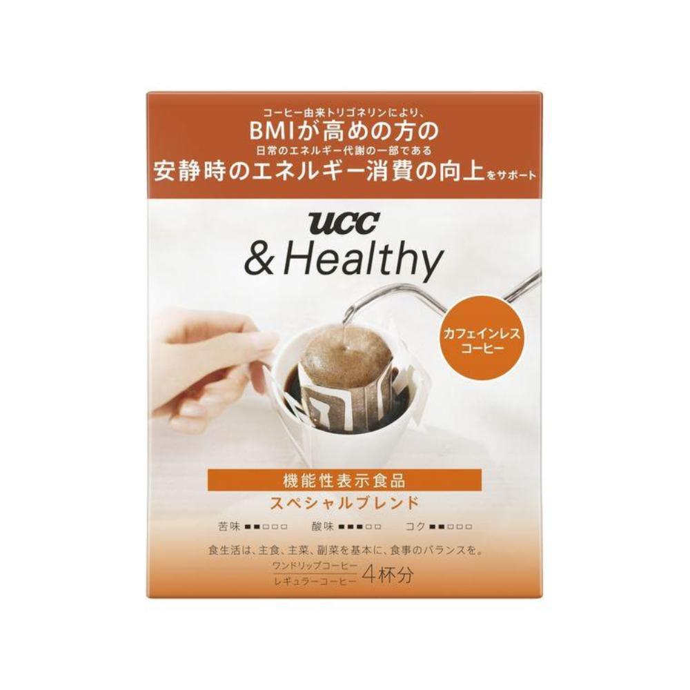 UCC Ueshima Coffee & Healthy Special Blend One Drip Coffee 1 Bag (4 Cups)