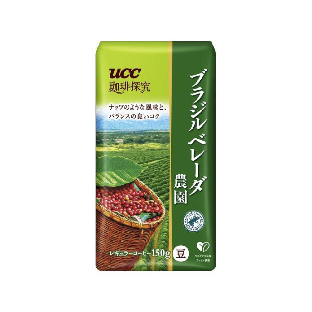 UCC Ueshima Coffee Coffee Exploration Brazilian Roasted Beans - Vereda Estate - 1 Bag (150g)