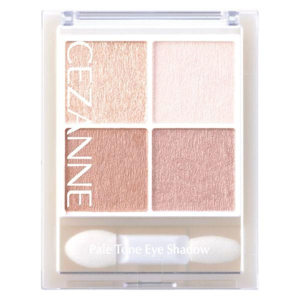 CEZANNE Pale Tone Eyeshadow - 01 Cotton Beige / 02 Sherry Pink