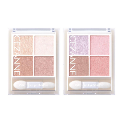 CEZANNE Pale Tone Eyeshadow - 01 Cotton Beige / 02 Sherry Pink