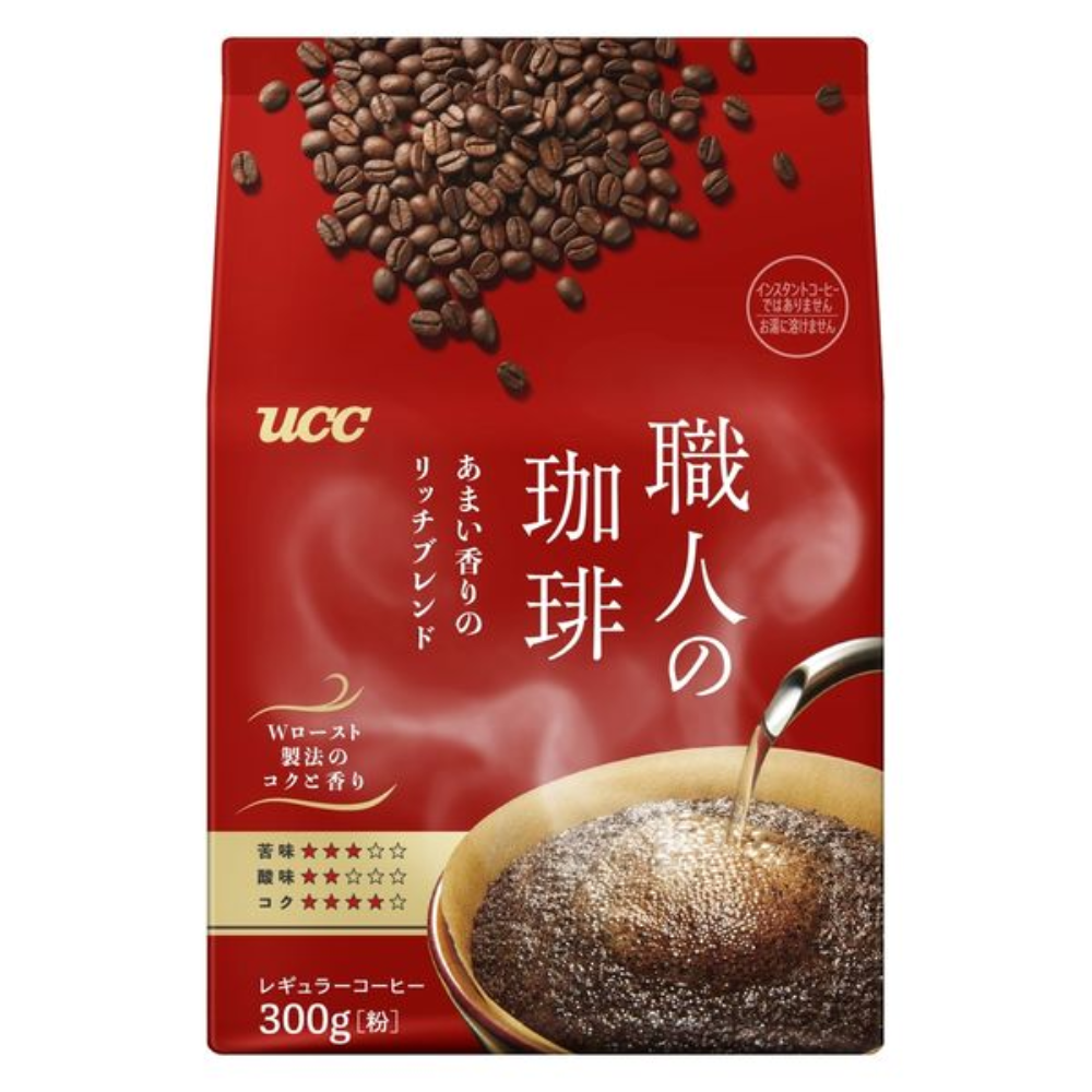 UCC UESHIMA COFFEE Craftsman Coffee Powder 300g (Rich Blend / Mild Blend / Special Blend)