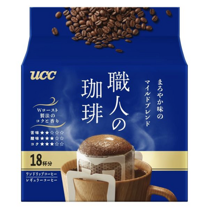 UCC UESHIMA COFFEE Artisan Coffee One Drip Coffee 18 cups / 40 cups (Rich Blend / Mild Blend / Special Blend)