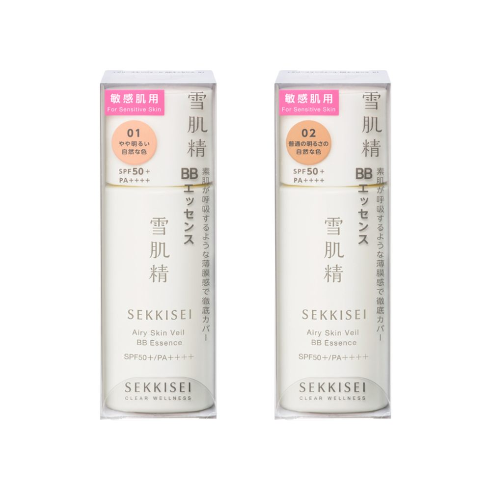 KOSE Sekkisei Clear Wellness Airy Skin Veil BB Essence 30ml (02 Regular Natural / 01 Light Natural)