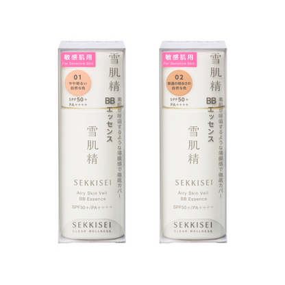 KOSE Sekkisei Clear Wellness Airy Skin Veil BB Essence 30ml (02 Regular Natural / 01 Light Natural)